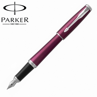 【派克 PARKER】(請先來電詢問存貨)紳士系列 酒紅白夾 鋼筆 P1931599 /支
