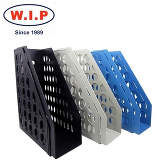 {振昌文具}【W.I.P】開放式圓孔雜誌箱（2入）  AMF6800-2 台灣製 /組