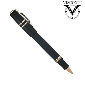 義大利 VISCONTI 智人 火山岩 HomoSapiens Bronze 金屬銅 KP15-03-RB 鋼珠筆 /支