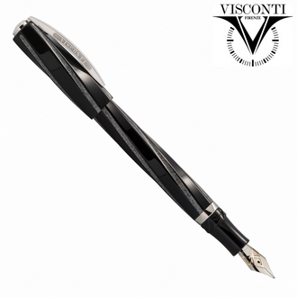 義大利 VISCONTI Divina Fashion MARBLED 黑銀 KP18-23-FP 鋼筆 /支