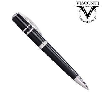 義大利 VISCONTI 智人 HomoSapiens Elegance 鋼琴黑 KP15-02-BP 原子筆 /支