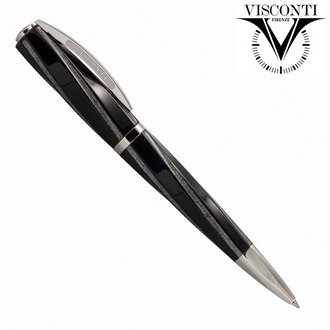 義大利 VISCONTI Divina Fashion MARBLED 黑銀 KP18-23-BP 原子筆 /支