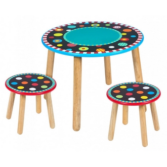 {振昌文具}【請先來電洽詢庫存】【美國ALEX】4N  點點遊戲桌 (桌子x1+椅子x2) /組