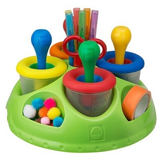 {振昌文具}【請先來電洽詢庫存】【美國ALEX】78  小畫家旋轉收納台 /個