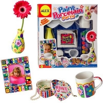 {振昌文具}【請先來電洽詢庫存】【美國ALEX】173W  彩繪陶瓷用品組 /組