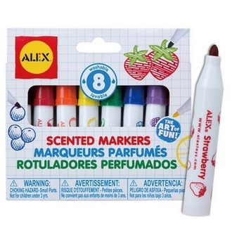 {振昌文具}【請先來電洽詢庫存】【美國ALEX】231  水果香味彩色筆 8色 /組