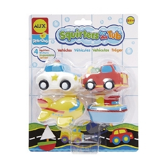 {振昌文具}【請先來電洽詢庫存】【美國ALEX】700TN  可愛噴水洗澡組-交通 /組