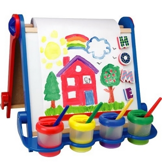 {振昌文具}【請先來電洽詢庫存】【美國ALEX】25E  折疊式兒童專用畫架(超值組) /組