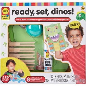 {振昌文具}【請先來電洽詢庫存】【美國ALEX】250020-3  我的恐龍朋友 幼兒手作 /盒