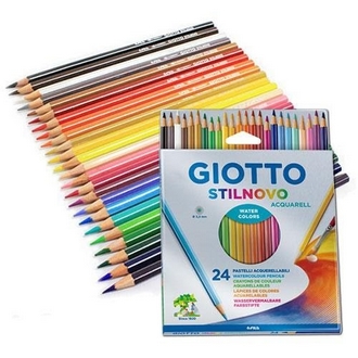 {振昌文具}【請先來電洽詢庫存】【義大利 GIOTTO】255800  STILNOVO 水溶性色鉛筆(24色) /盒