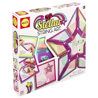 {振昌文具}【請先來電洽詢庫存】【美國ALEX】543001-3  3D星編織吊飾 /盒