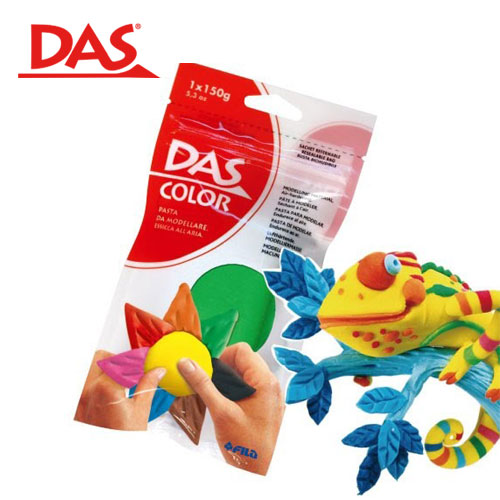 {振昌文具}【請先來電洽詢庫存】【義大利 DAS】彩色陶土150g (3874)  /包 8色可選擇