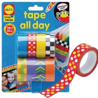 {振昌文具}【請先來電洽詢庫存】【美國ALEX】1520  小手膠帶創意貼 /組