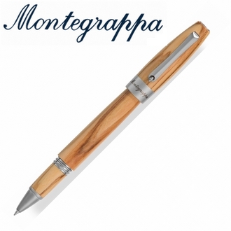 義大利Montegrappa萬特佳  財富原木筆系列 - 鋼珠筆(橄欖木) ISFOWRIO /支