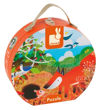 {振昌文具}【請先來電洽詢庫存】【法國Janod】厚片拼圖-森之夢24pcs J02857 /組