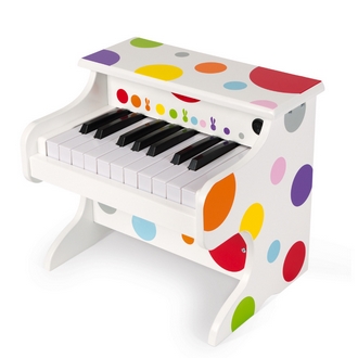 {振昌文具}【請先來電洽詢庫存】【法國Janod】音樂好好玩-我的五彩電子鋼琴 J07618 /組