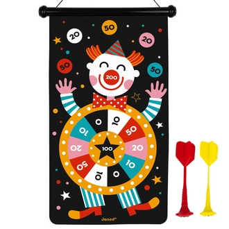 {振昌文具}【請先來電洽詢庫存】【法國Janod】磁性趣味標靶-馬戲團 J02074 /組