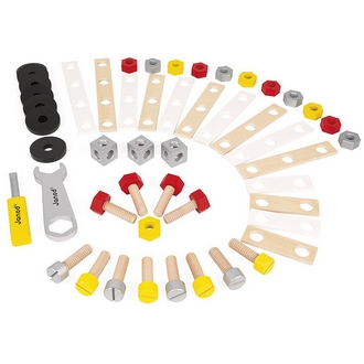 {振昌文具}【請先來電洽詢庫存】【法國Janod】小木匠創意總匯-50pcs J06485 /組