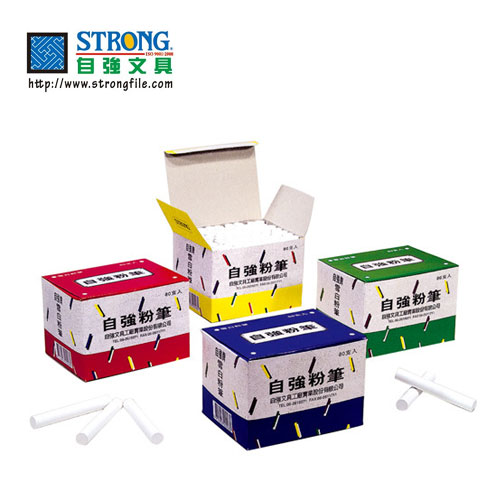 {振昌文具}{請先來電洽詢}自強牌 雪白粉筆-60盒入 / 箱
