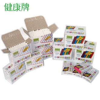 【健康牌】 台灣製 第一代 無毒 無灰 白色粉筆 白粉筆 40盒 /箱 2箱/件