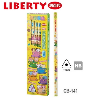 利百代 可愛家族HB三角塗頭 CB-141 鉛筆 12支/打