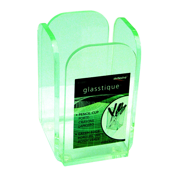 美國迪多Deflect-o 冰炫綠筆筒41490  