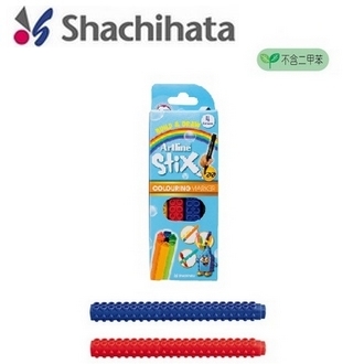 日本 寫吉哈達  SETX300-4WK STIX凍凍粗芯積木 彩色筆 不含二甲苯 4色 /盒