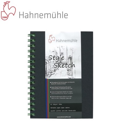 德國Hahnemuhle- Sketch 個性素描本106-284-42 (A4綠線圈/64張) / 本