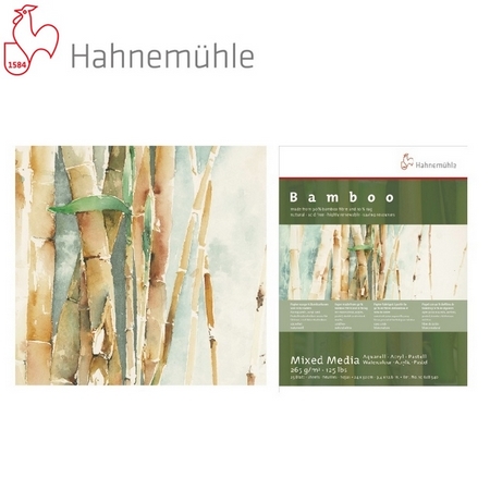 德國Hahnemuhle-Media竹纖維水彩紙106-285-40(24x32cm)-25張入 / 本