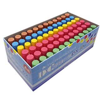 【馬印UMAJIRUSH】日本製 DX 無毒 無塵粉筆 彩色 24盒/件