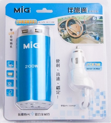 Mayka明家 2孔USB 汽車電源轉換器 / 組 PI-122U2