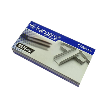 袋鼠 kangaro 釘書針 NO.384556 訂書針 66/6 共5000支針/盒