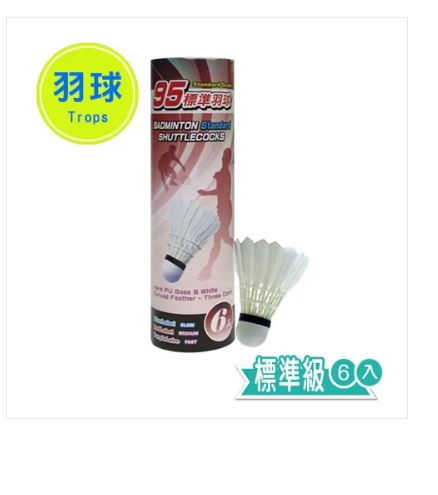 {振昌文具}【成功success】 特波士 紅標練習羽球(6入) 45095