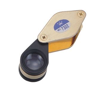 {振昌文具}【徠福LIFE】 珠寶鏡(金色鏡片鍍彩衣30倍) 7302