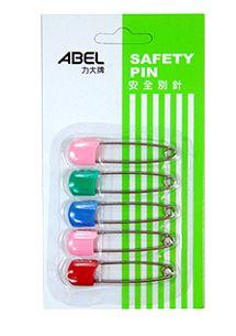 {振昌文具}【力大】 54.5mm大型安全別針 5入 02206 