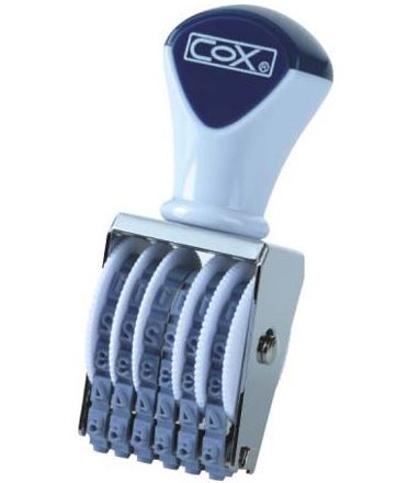 {振昌文具}【三燕COX】5號字六連號碼印/個 NO.5-6