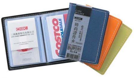 {振昌文具}【三燕COX】直式時尚證件夾/本 NC-04V