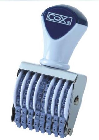 {振昌文具}【三燕COX】5號字八連號碼印/個 NO.5-8