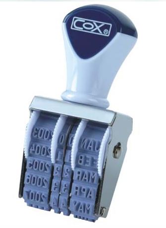 {振昌文具}【三燕COX】4號字英文日付印/個 NO.4