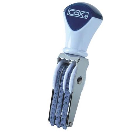 {振昌文具}【三燕COX】6號字歐文日付印 NO.6