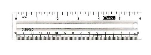 {振昌文具}【三燕COX】15CM寬板閱讀直尺/支 CR-1510
