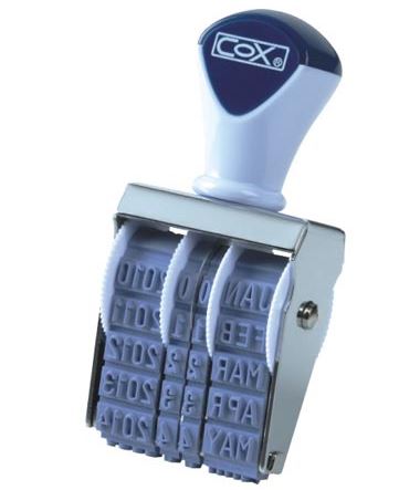 {振昌文具}【三燕COX 】3號字英文日付印/個 NO.3