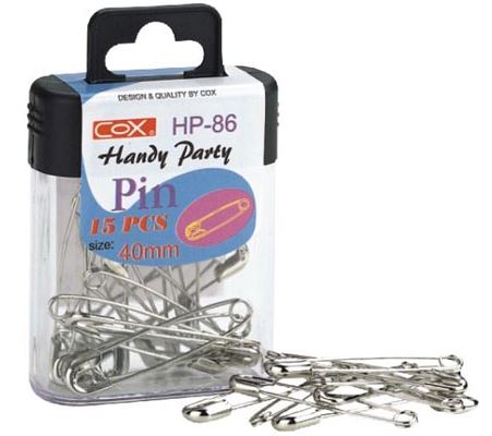 {振昌文具}【三燕COX】40mm安全別針/盒 HP-86
