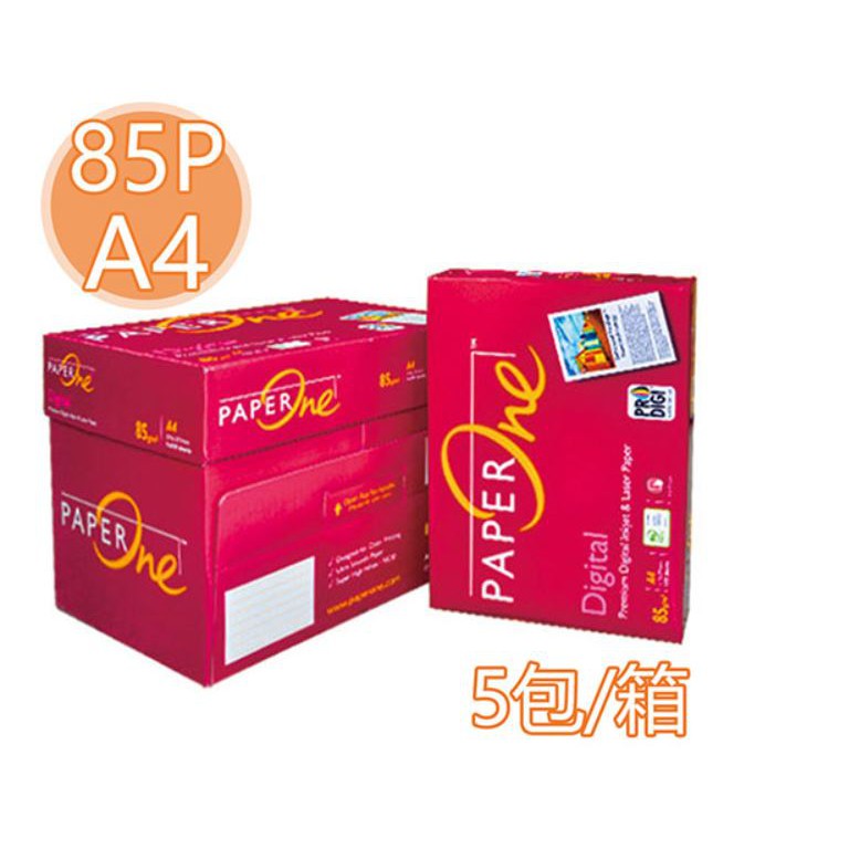 PAPER ONE 影印紙 85磅 85p A4 500張/包 電腦紙 雙面列印 彩色影印 專用 