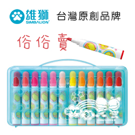 破盤價 雄獅 CFM-36B 塗丫派 功夫鴨 36色 彩色筆