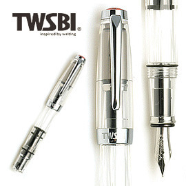 臺灣 TWSBI 三文堂 mini 透明筆桿活塞上墨鋼筆 / 支
