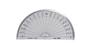 {振昌文具}【徠福LIFE】NO.1018 半圓分度器10cm(180度) / 片