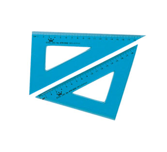 {振昌文具}【徠福LIFE】 ATR-3020 壓克力三角板(20cm) / 組