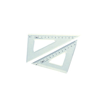 {振昌文具}【徠福LIFE】 KTR-15 塑膠三角板(15cm) / 組