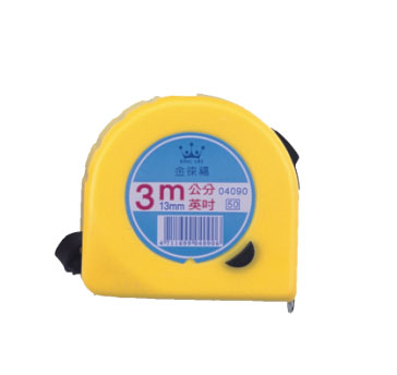 {振昌文具}【徠福LIFE】NO.4090 彩色鋼捲尺(3m/16mm英吋公分) / 個